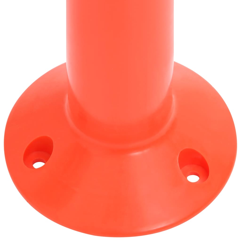 Traffic control bollards 10 pcs 75 cm PE