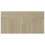 Sink cabinet and integrated sink Sonoma oak Engineered wood