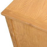 Meuble TV 110x35x44 cm Bois de chêne massif