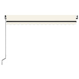 Manual retractable awning 400x350 cm Cream