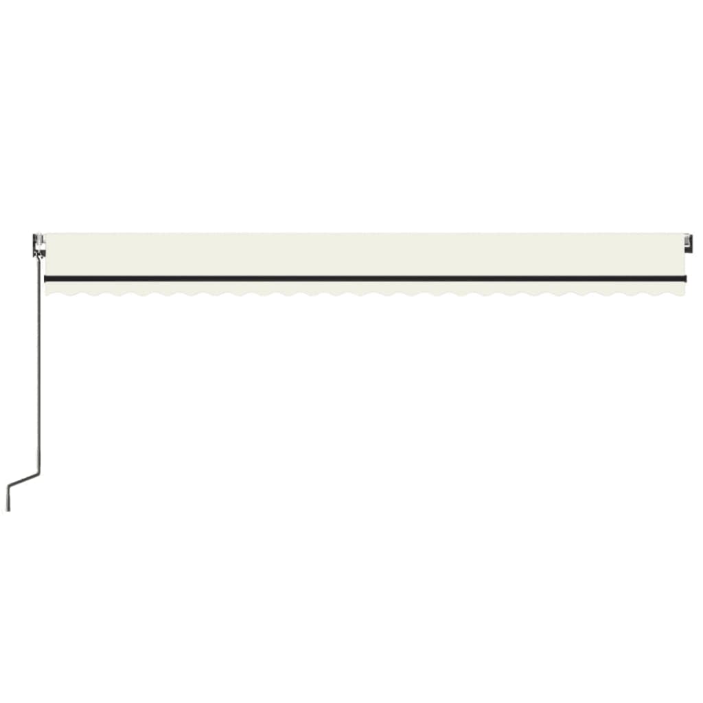 Auvent rétractable automatique 600x350 cm Crème