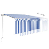 Automatic awning blind wind sensor LED Blue/white