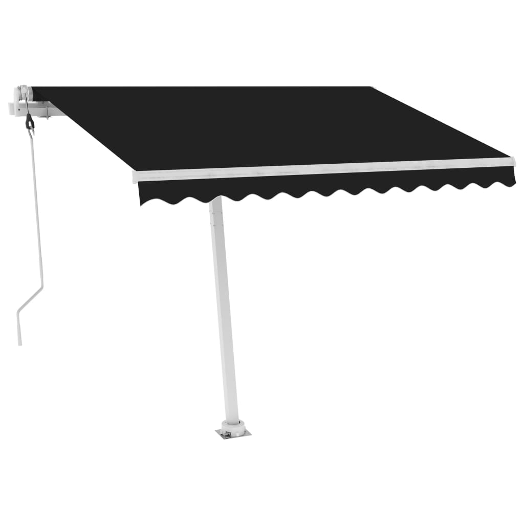 Auvent automatique sur pied 350x250 cm Anthracite