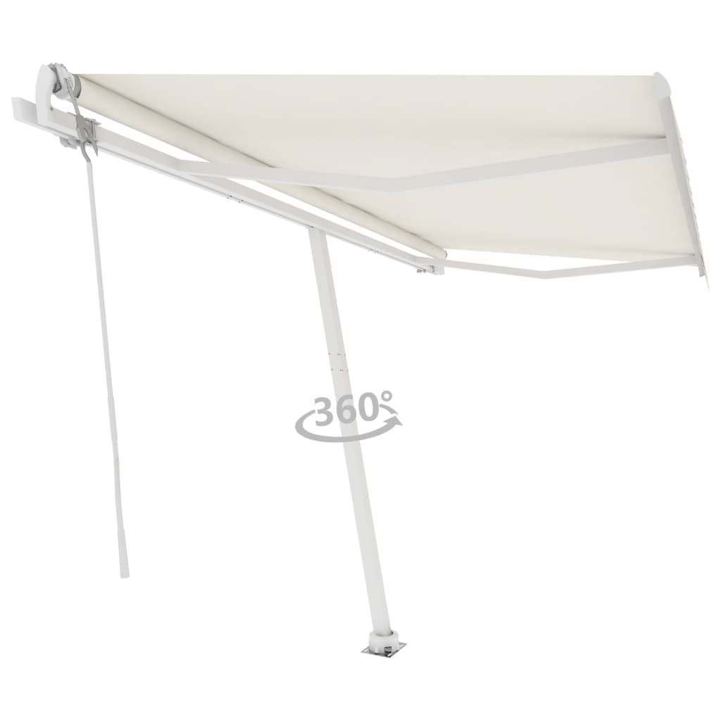 Automatic awning on stand 400x300 cm Cream