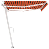 Automatischer Markisen-Windsensor/LED 450x300 cm Orangebraun