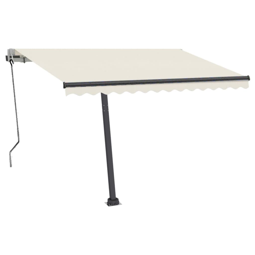 Automatische freistehende Markise 350x250 cm Creme