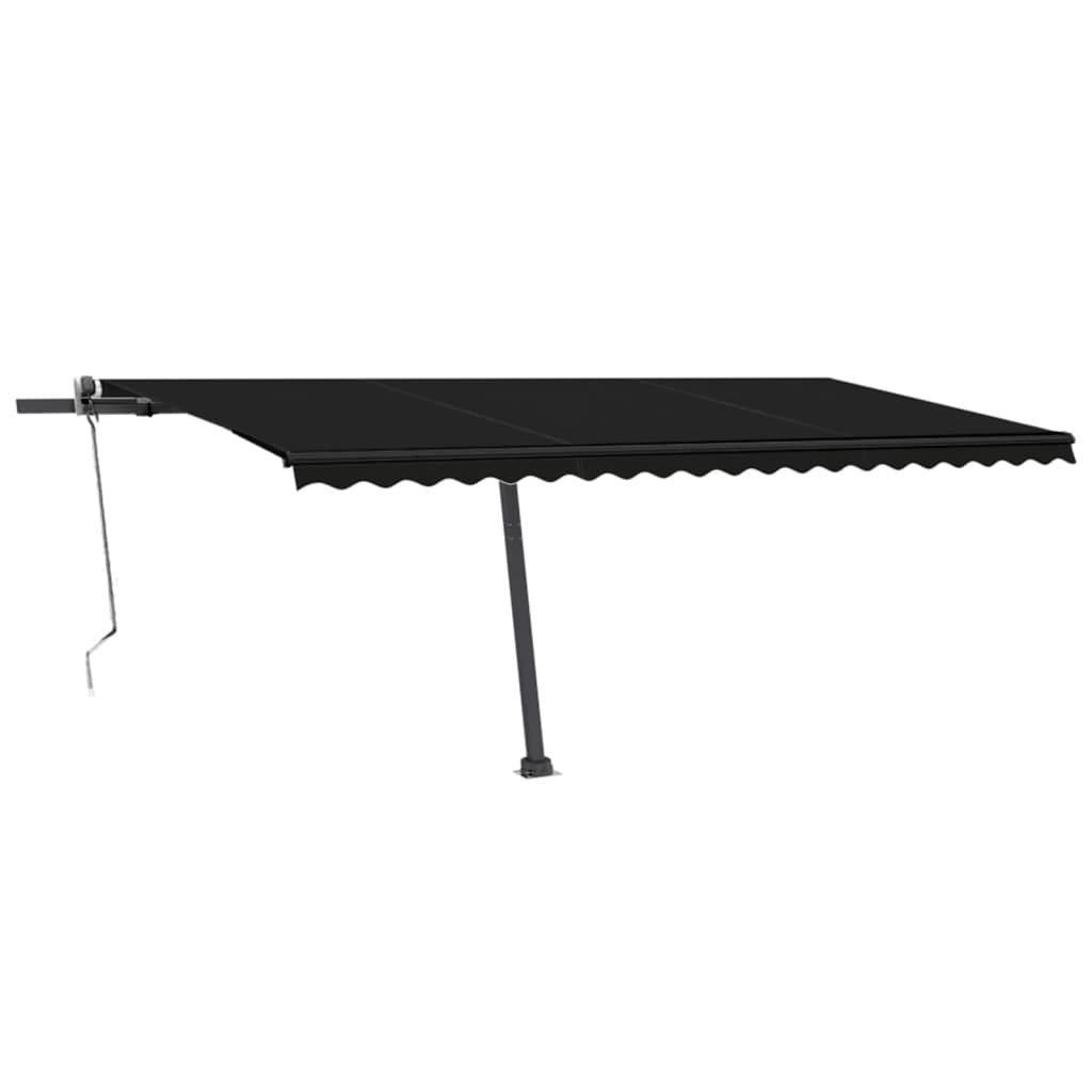 Auvent automatique sur pied 500x300 cm Anthracite