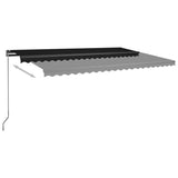 Auvent automatique sur pied 500x300 cm Anthracite