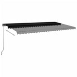 Auvent automatique sur pied 600x300 cm Anthracite