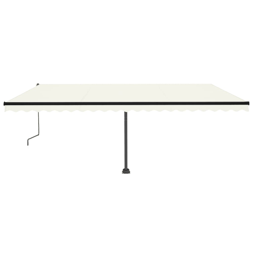 Automatische freistehende Markise 500x350 cm Creme