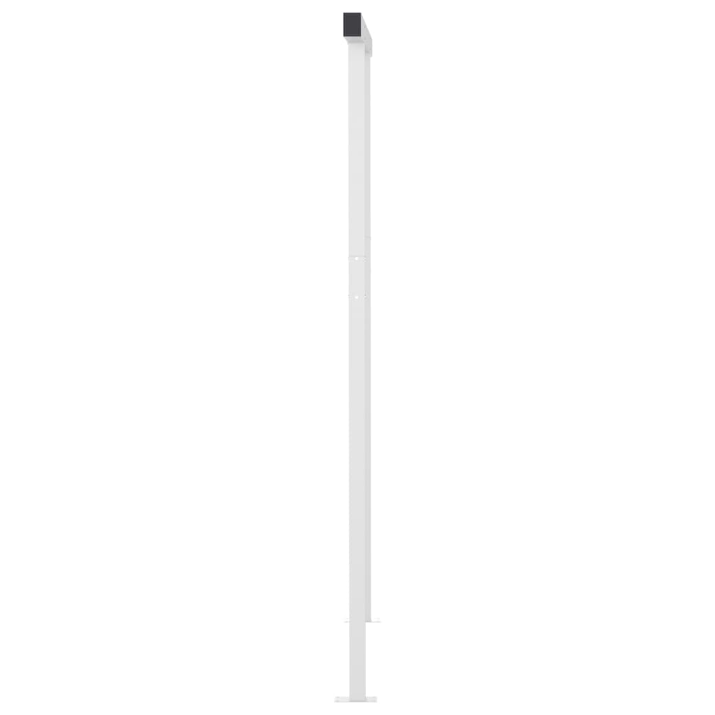 Automatic awning wind sensor/LED 6x3 m Blue and white