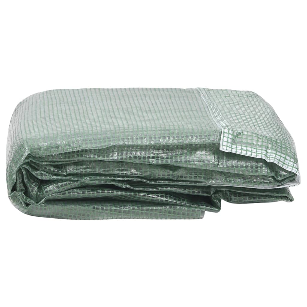 Greenhouse replacement cover (8 m²) 400x200x200 cm Green