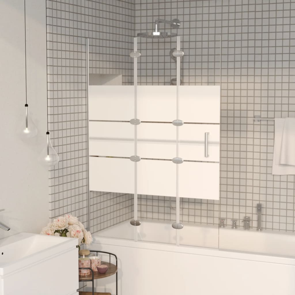 Cabine de douche pliable ESG 100x140 cm Blanc