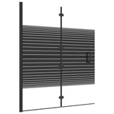 Cabine de douche pliable ESG 120x140 cm Noir