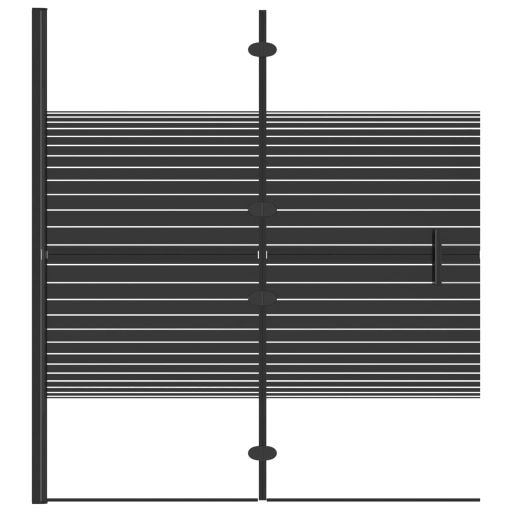 Cabine de douche pliable ESG 120x140 cm Noir