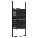 Cabine de douche pliable ESG 120x140 cm Noir