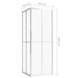 Cabine de douche ESG 80x70x180 cm