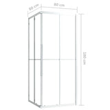 ESG-Duschkabine 80x80x180 cm