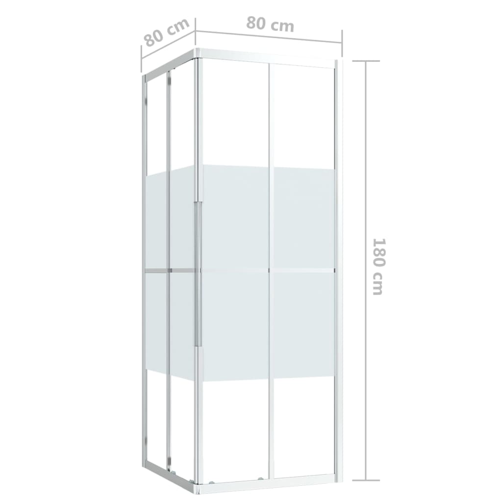 Cabine de douche ESG 80x80x180 cm