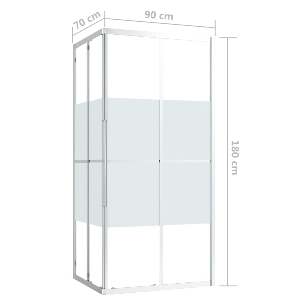 ESG shower cabin 90x70x180 cm