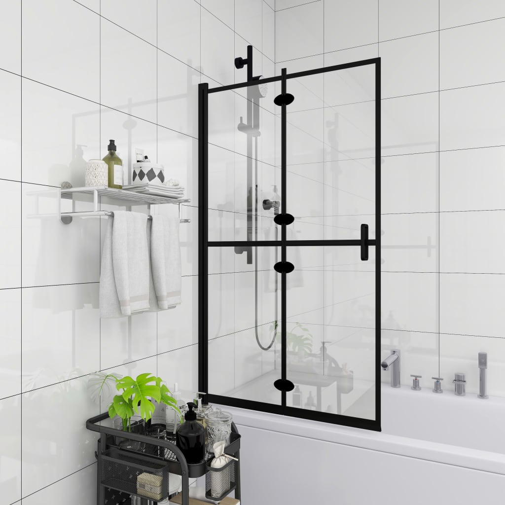 Cabine de douche pliable ESG 100x140 cm Noir