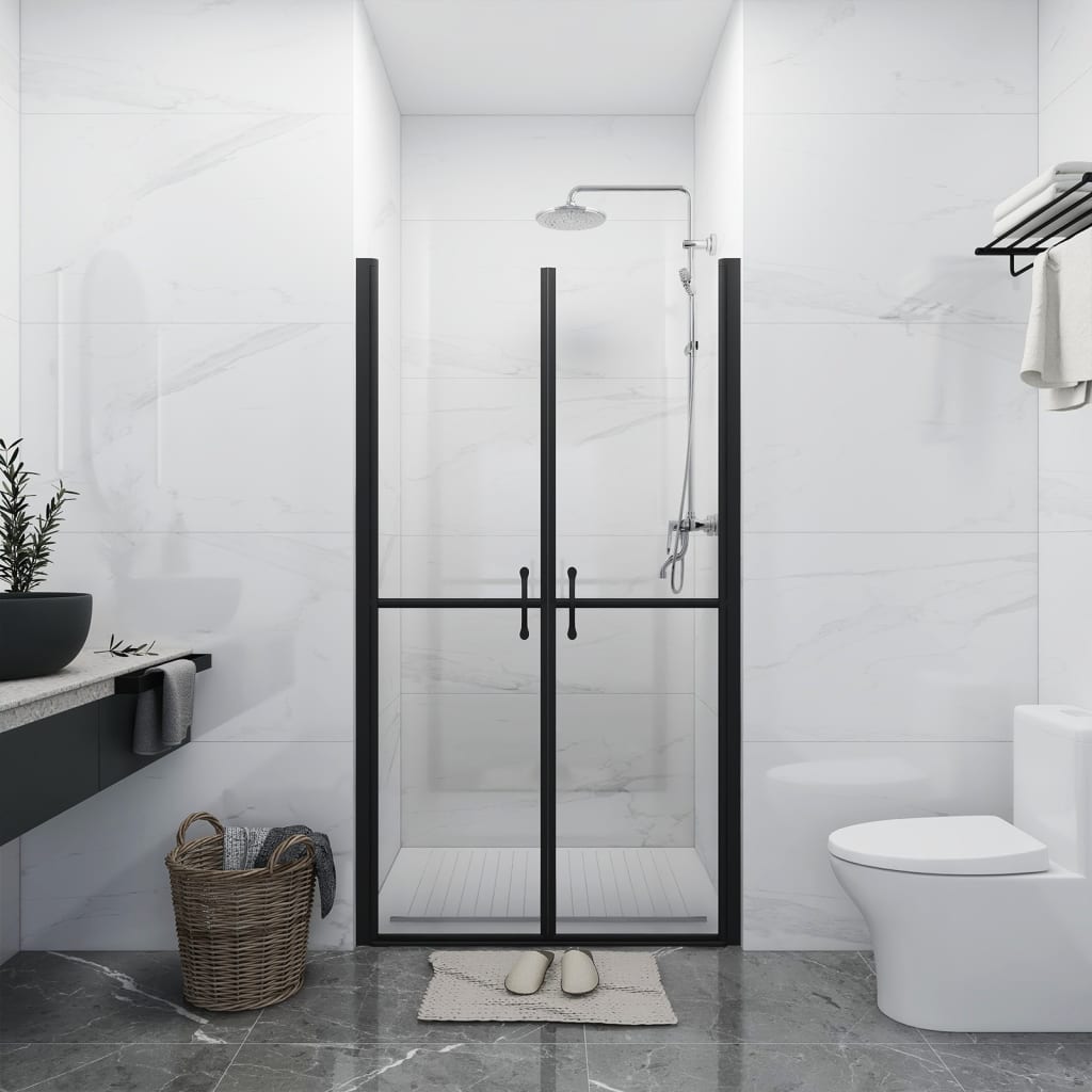 ESG transparent shower door (73-76)x190 cm