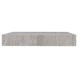 Étagère murale flottante gris béton 23x23,5x3,8 cm MDF