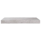 Étagères murales flottantes 2 pcs gris béton 50x23x3,8 cm MDF