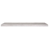 Étagères murales flottantes 2 pcs Gris béton 90x23,5x3,8cm MDF