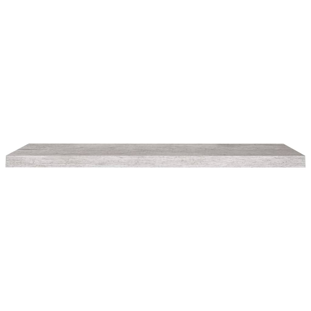 Étagères murales flottantes 4 pcs Gris béton 90x23,5x3,8cm MDF