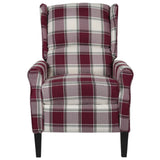 Fauteuil inclinable Rouge Tissu