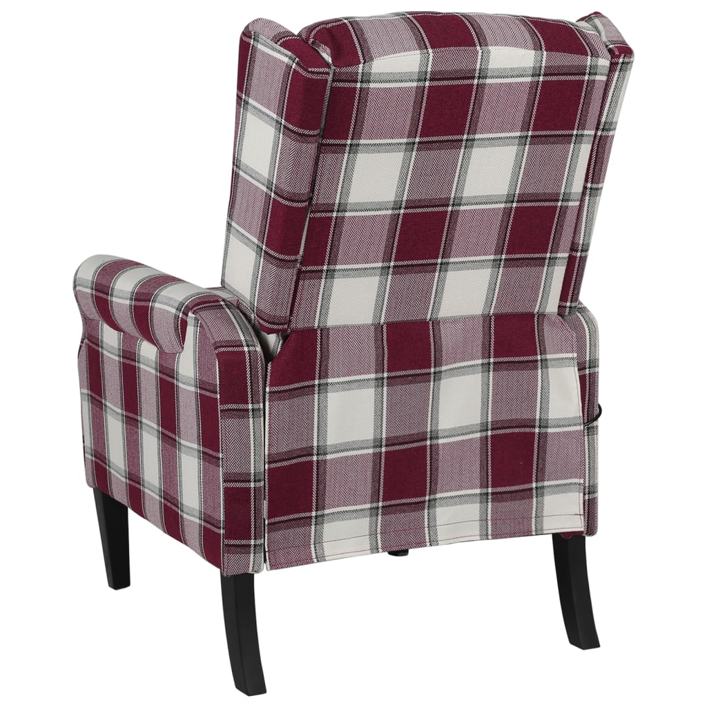 Fauteuil inclinable Rouge Tissu