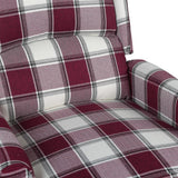 Fauteuil inclinable Rouge Tissu