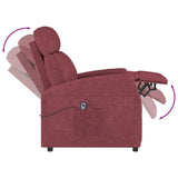 Fauteuil Rouge bordeaux Tissu