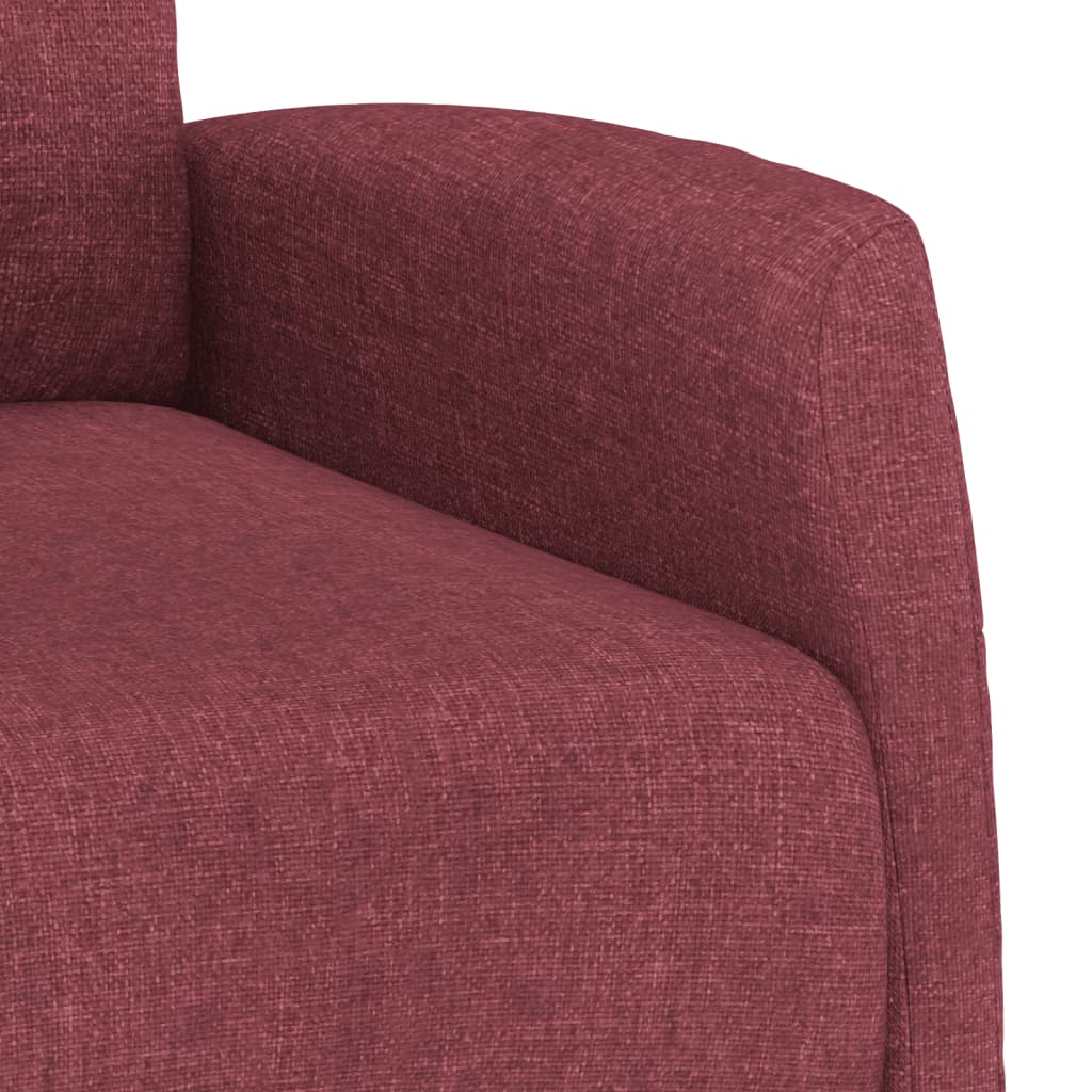 Fauteuil Rouge bordeaux Tissu