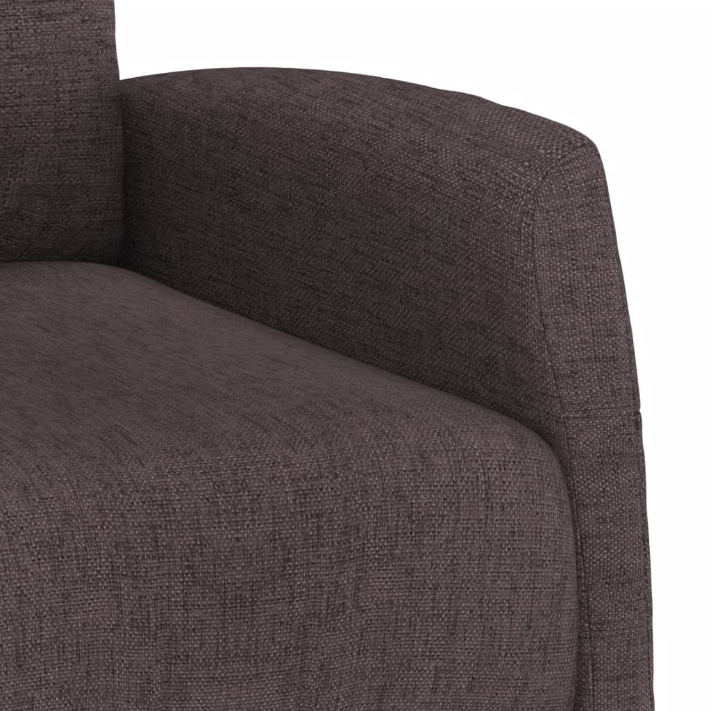 Fauteuil Marron foncé Tissu