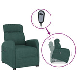 Fauteuil Vert foncé Tissu