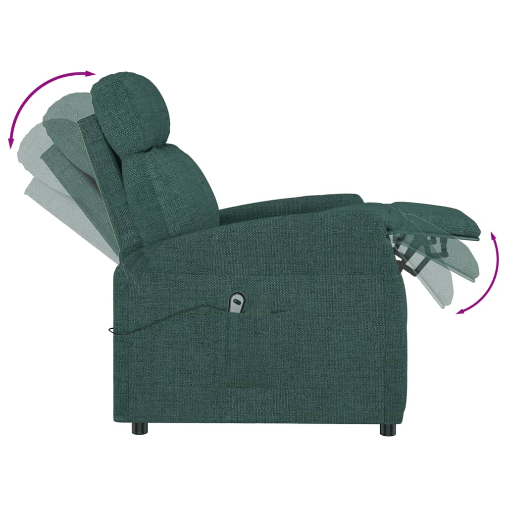 Fauteuil Vert foncé Tissu