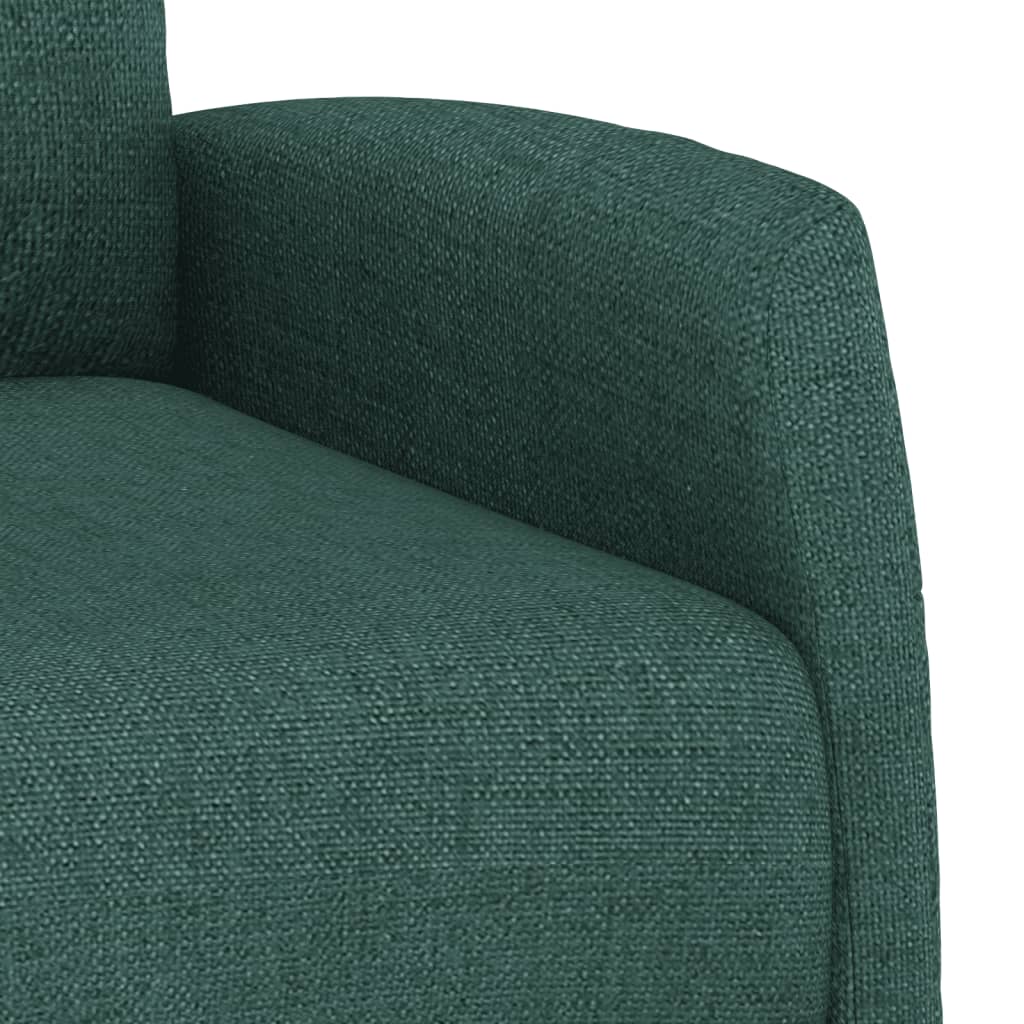 Fauteuil Vert foncé Tissu