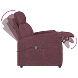 Fauteuil Violet Tissu