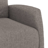 Fauteuil Taupe Tissu