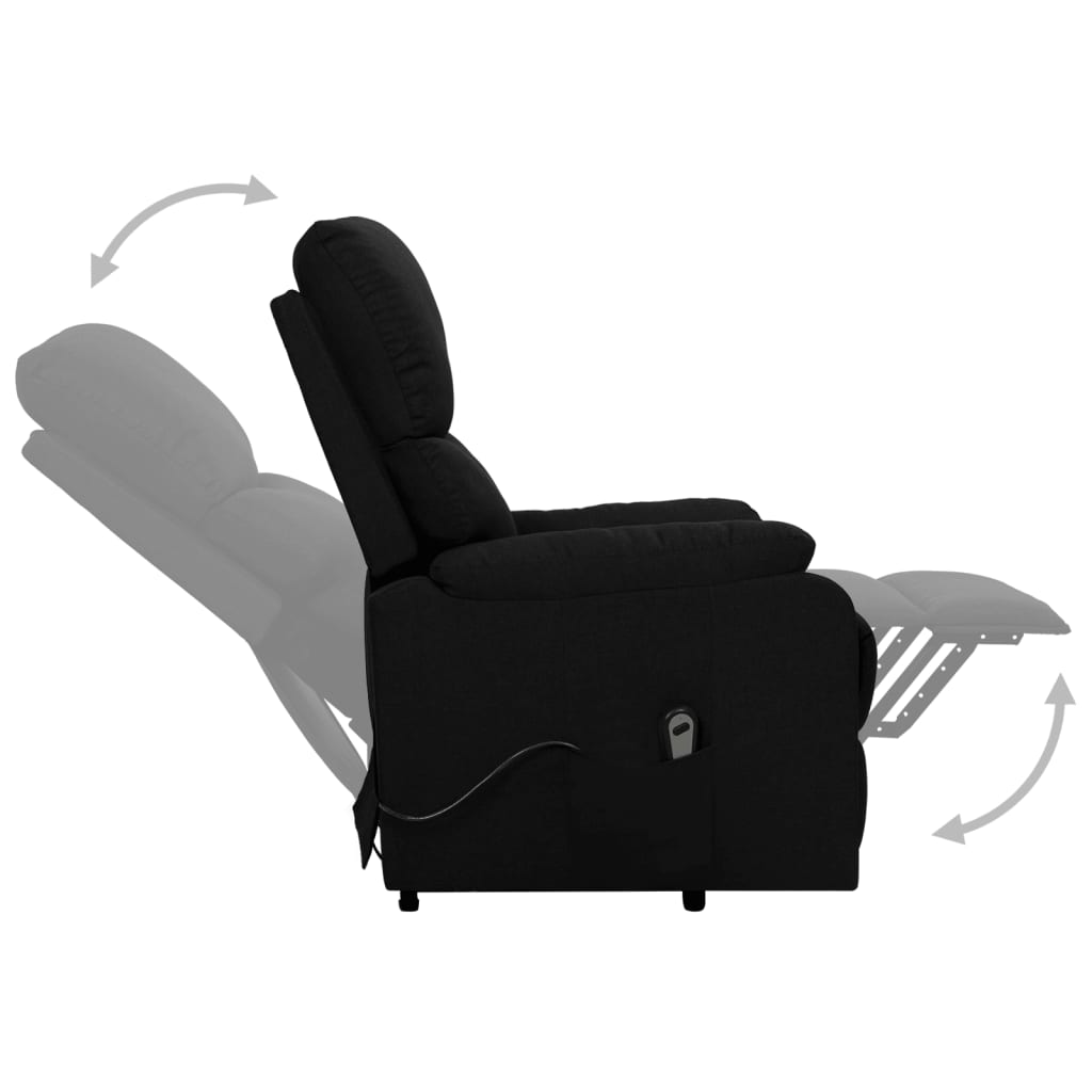 Fauteuil Noir Tissu