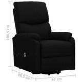 Fauteuil Noir Tissu