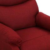 Fauteuil Rouge bordeaux Tissu