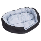 Coussin réversible lavable pour chien Gris et noir 110x80x23 cm