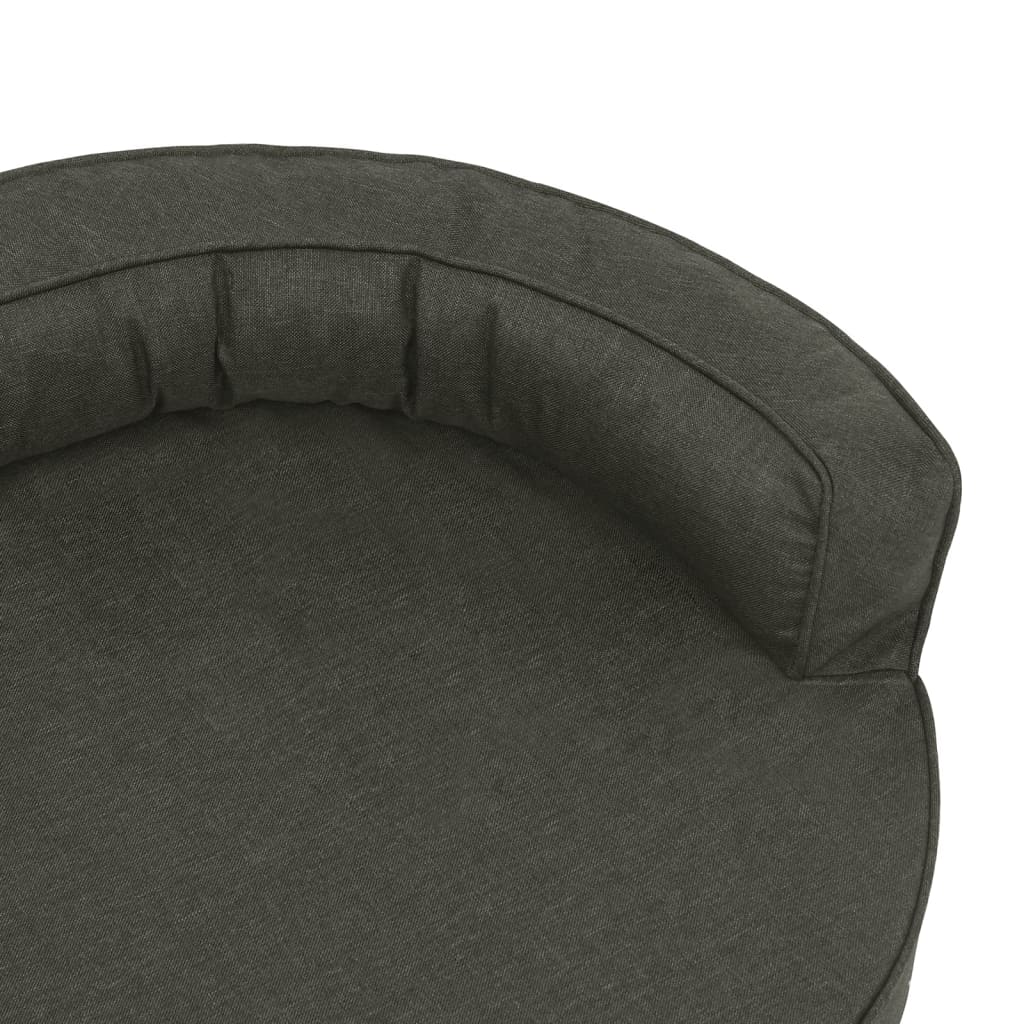 Ergonomic dog bed mattress 75x53 cm Linen look