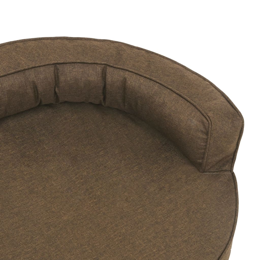 Ergonomic dog bed mattress 75x53 cm Linen look