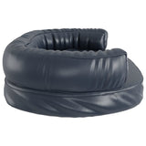 Ergonomisches Hundebett Foam Dunkelblau 88x65cm Kunstleder