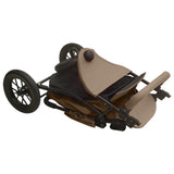 Taupe Steel Baby Stroller