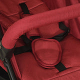 Steel Red Baby Stroller